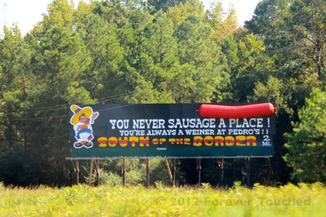 South of the Border Sausage Billboard